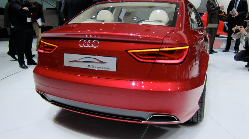 Illustration for article titled Audi A3 Concept is the sedan you'll hate to love